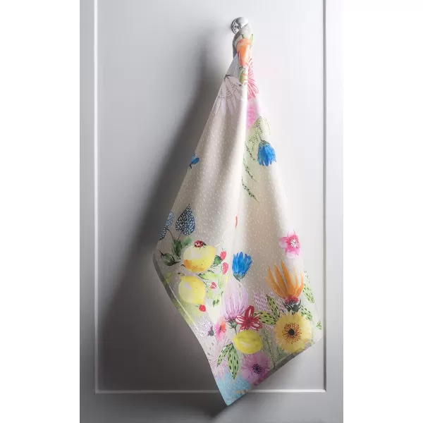 Maison d Hermine Dish Cloth 100 Cotton Set of 3 Quick Drying Dish Towels for Gifts Restaurant Dining Kitchen Parties amp Tea Citrus  SpringSummer21  Jardin Dete  Fog Pack of 3