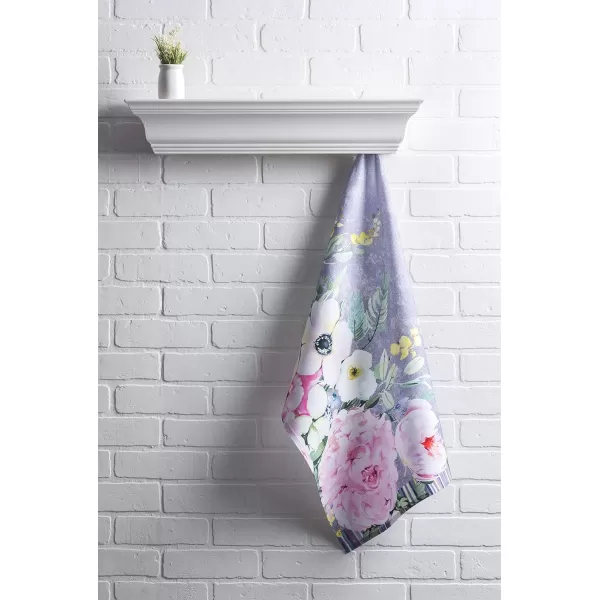 Maison d Hermine Dish Cloth 100 Cotton Set of 3 Quick Drying Dish Towels for Gifts Restaurant Dining Kitchen Parties amp Tea Citrus  SpringSummer22  Sweet Rose Lavender  Lush Pack of 3