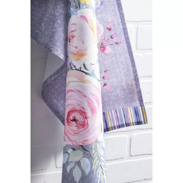 Maison d Hermine Dish Cloth 100 Cotton Set of 3 Quick Drying Dish Towels for Gifts Restaurant Dining Kitchen Parties amp Tea Citrus  SpringSummer22  Sweet Rose Lavender  Lush Pack of 3