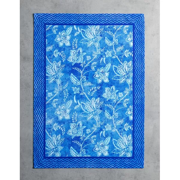 Maison d Hermine Dish Cloth 100 Cotton Set of 3 Quick Drying Dish Towels for Gifts Restaurant Dining Kitchen Parties amp Tea Citrus  SpringSummer24  Indigo Love Pack of 3