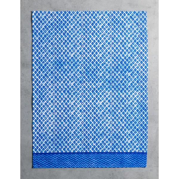 Maison d Hermine Dish Cloth 100 Cotton Set of 3 Quick Drying Dish Towels for Gifts Restaurant Dining Kitchen Parties amp Tea Citrus  SpringSummer24  Indigo Love Pack of 3