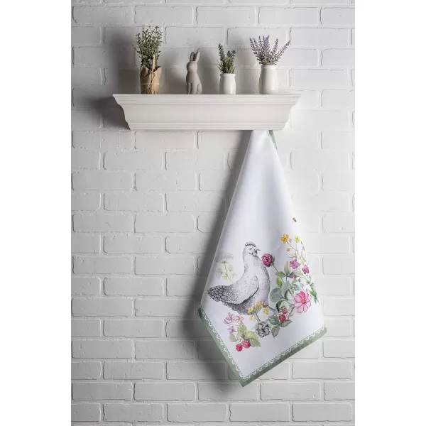 Maison d Hermine Dish Cloth 100 Cotton Set of 3 Quick Drying Dish Towels for Gifts Restaurant Dining Kitchen Parties amp Tea Citrus  SpringSummer27  Printemps Pack of 3