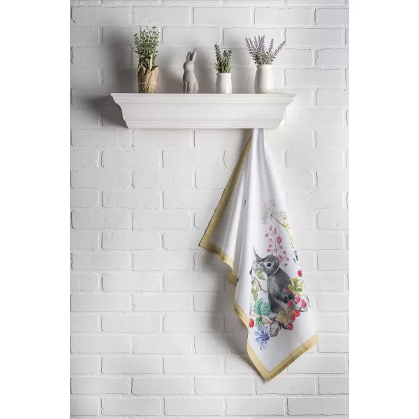 Maison d Hermine Dish Cloth 100 Cotton Set of 3 Quick Drying Dish Towels for Gifts Restaurant Dining Kitchen Parties amp Tea Citrus  SpringSummer27  Printemps Pack of 3