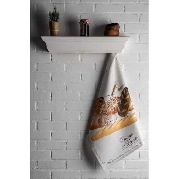 Maison d Hermine Dish Cloth 100 Cotton Set of 3 Quick Drying Dish Towels for Gifts Restaurant Dining Kitchen Parties amp Tea Citrus  SpringSummer28  Terroir Pack of 3