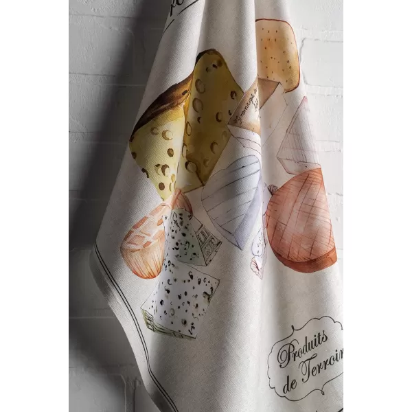 Maison d Hermine Dish Cloth 100 Cotton Set of 3 Quick Drying Dish Towels for Gifts Restaurant Dining Kitchen Parties amp Tea Citrus  SpringSummer28  Terroir Pack of 3