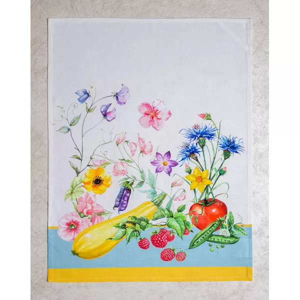 Maison d Hermine Dish Cloth 100 Cotton Set of 3 Quick Drying Dish Towels for Gifts Restaurant Dining Kitchen Parties amp Tea Citrus  SpringSummer30  Giverny Pack of 3