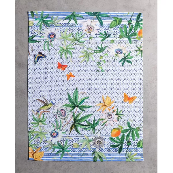 Maison d Hermine Dish Cloth 100 Cotton Set of 3 Quick Drying Dish Towels for Gifts Restaurant Dining Kitchen Parties amp Tea Citrus  SpringSummer33  Passiflora Pack of 3