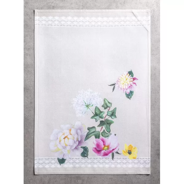 Maison d Hermine Dish Cloth 100 Cotton Set of 3 Quick Drying Dish Towels for Gifts Restaurant Dining Kitchen Parties amp Tea Citrus  SpringSummer40  Pivoine Pack of 3
