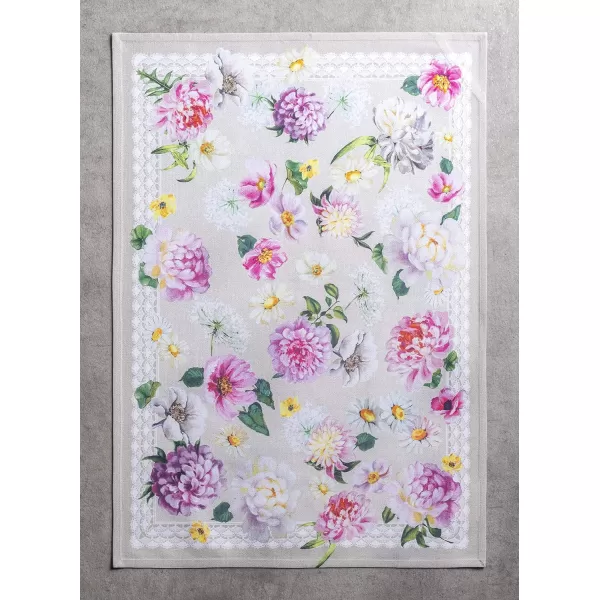 Maison d Hermine Dish Cloth 100 Cotton Set of 3 Quick Drying Dish Towels for Gifts Restaurant Dining Kitchen Parties amp Tea Citrus  SpringSummer40  Pivoine Pack of 3
