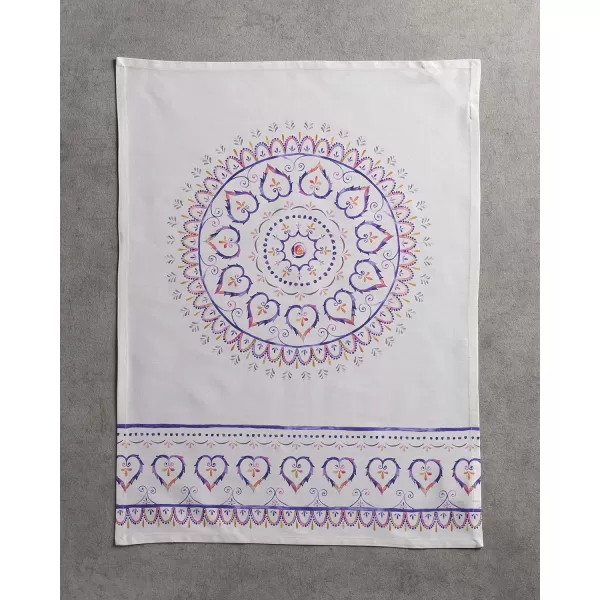 Maison d Hermine Dish Cloth 100 Cotton Set of 3 Quick Drying Dish Towels for Gifts Restaurant Dining Kitchen Parties amp Tea Citrus  SpringSummer51  Mandala Pack of 3