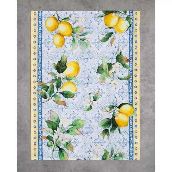 Maison d Hermine Dish Cloth 100 Cotton Set of 3 Quick Drying Dish Towels for Gifts Restaurant Dining Kitchen Parties amp Tea Citrus  SpringSummer54  Citrus Kitchen Towel Pack of 3