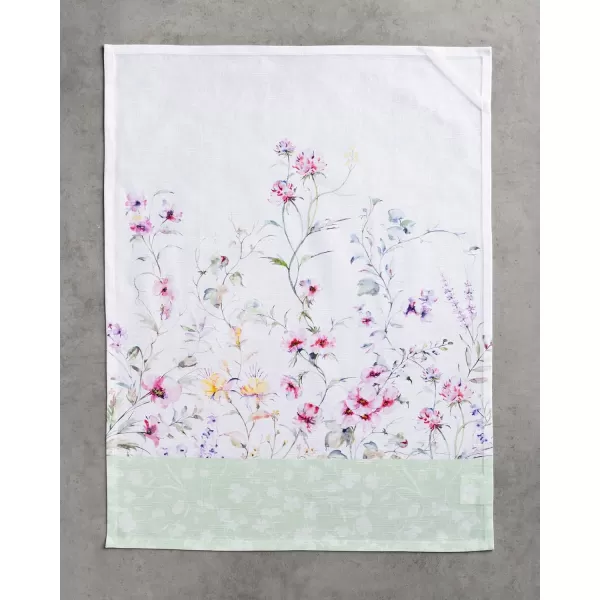 Maison d Hermine Dish Cloth 100 Cotton Set of 3 Quick Drying Dish Towels for Gifts Restaurant Dining Kitchen Parties amp Tea Citrus  SpringSummer55  Summer Floral Pack of 3