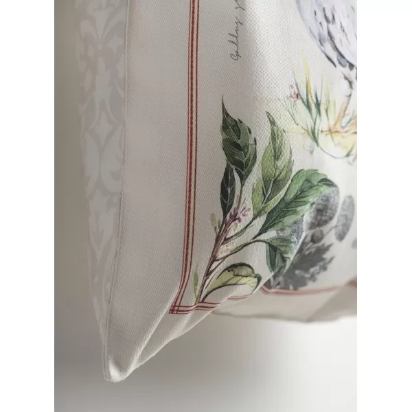 Maison d Hermine Grocery Bag 100 Cotton Reusable Tote Bag for Work Beach Travel Shopping Lunch Perfect for Gifts Men Women Faience05  Campagne  Coq