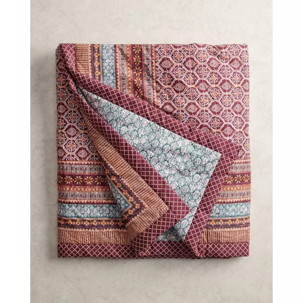 Maison d Hermine Imperfection Cotton Throw Blanket Bohemian Bedding Lightweight and Breathable for Couch Sofa Bed Travel 50x6050x60 08  Fair Isle