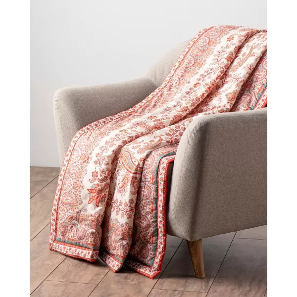 Maison d Hermine Imperfection Cotton Throw Blanket Bohemian Bedding Lightweight and Breathable for Couch Sofa Bed Travel 50x6050x60 10  Cachemire