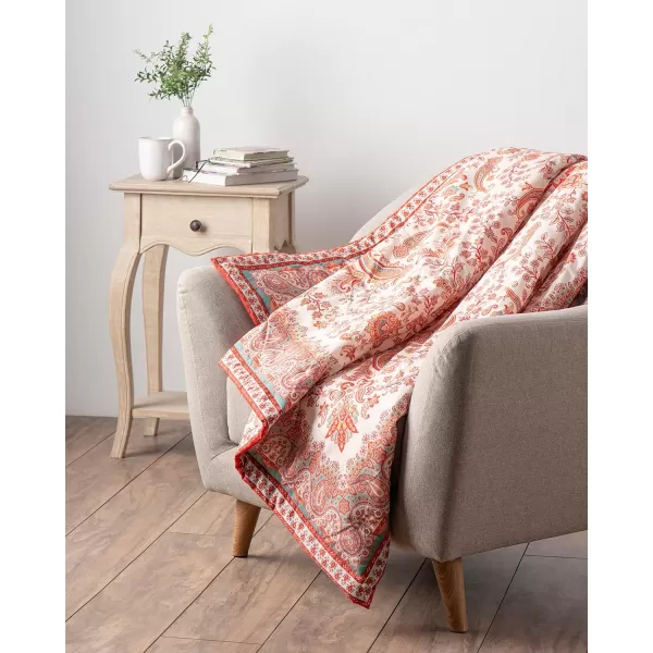 Maison d Hermine Imperfection Cotton Throw Blanket Bohemian Bedding Lightweight and Breathable for Couch Sofa Bed Travel 50x6050x60 10  Cachemire