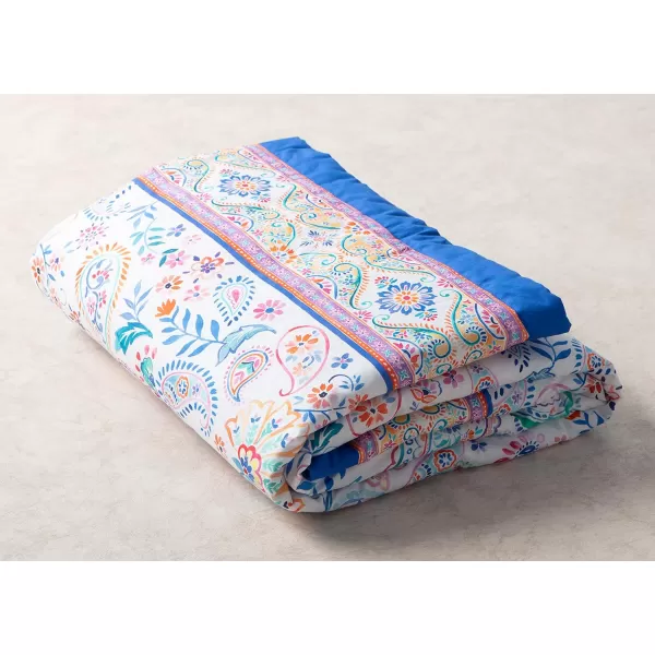 Maison d Hermine Imperfection Cotton Throw Blanket Bohemian Bedding Lightweight and Breathable for Couch Sofa Bed Travel 50x6050x60 13  Indian Floral