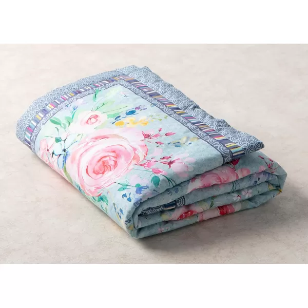 Maison d Hermine Imperfection Cotton Throw Blanket Bohemian Bedding Lightweight and Breathable for Couch Sofa Bed Travel 50x6050x60 14  Sweet Rose Lavender