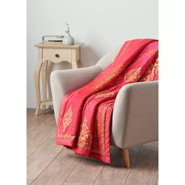 Maison d Hermine Imperfection Cotton Throw Blanket Bohemian Bedding Lightweight and Breathable for Couch Sofa Bed Travel 50x6050x60 20  Versailles