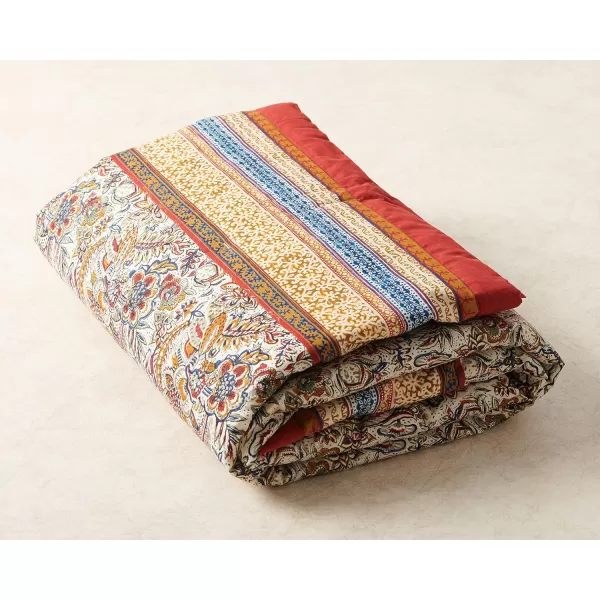 Maison d Hermine Imperfection Cotton Throw Blanket Bohemian Bedding Lightweight and Breathable for Couch Sofa Bed Travel 50x6060x80 02  Jaipur