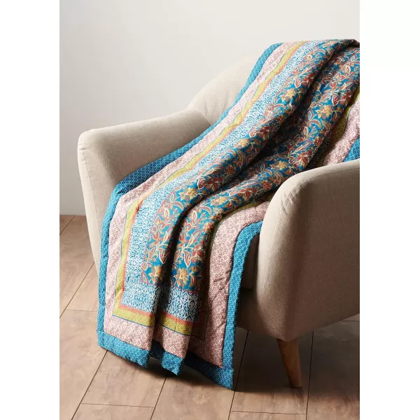 Maison d Hermine Imperfection Cotton Throw Blanket Bohemian Bedding Lightweight and Breathable for Couch Sofa Bed Travel 50x6060x80 06  Kerala