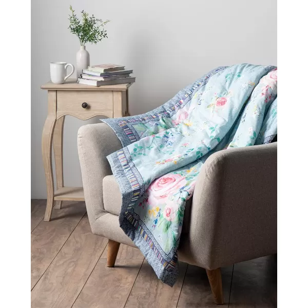 Maison d Hermine Imperfection Cotton Throw Blanket Bohemian Bedding Lightweight and Breathable for Couch Sofa Bed Travel 50x6060x80 14  Sweet Rose Lavender