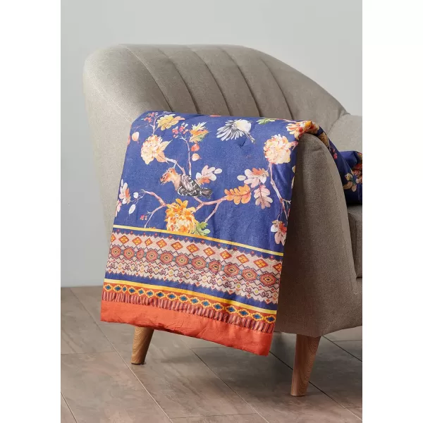 Maison d Hermine Imperfection Cotton Throw Blanket Bohemian Bedding Lightweight and Breathable for Couch Sofa Bed Travel 50x6060x80 15  Kelim