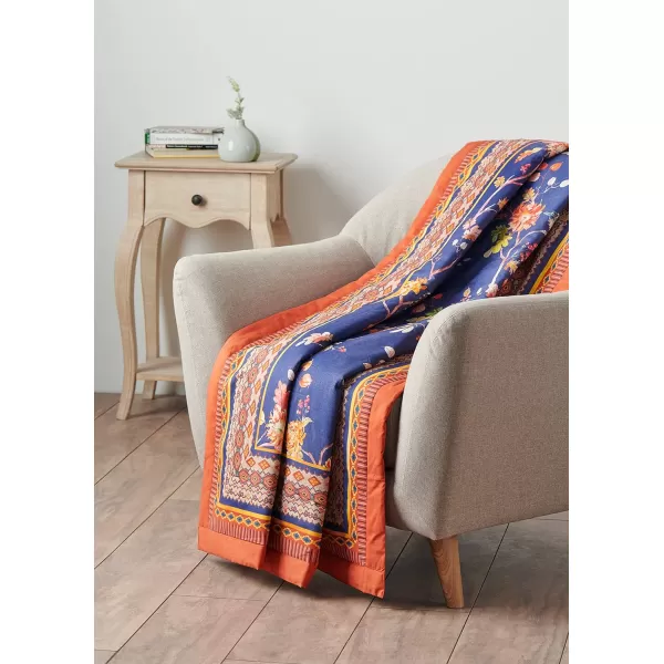Maison d Hermine Imperfection Cotton Throw Blanket Bohemian Bedding Lightweight and Breathable for Couch Sofa Bed Travel 50x6060x80 15  Kelim