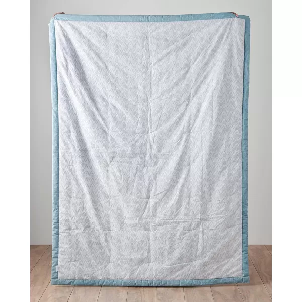 Maison d Hermine Imperfection Cotton Throw Blanket Bohemian Bedding Lightweight and Breathable for Couch Sofa Bed Travel 50x6060x80 16  Ice Florals