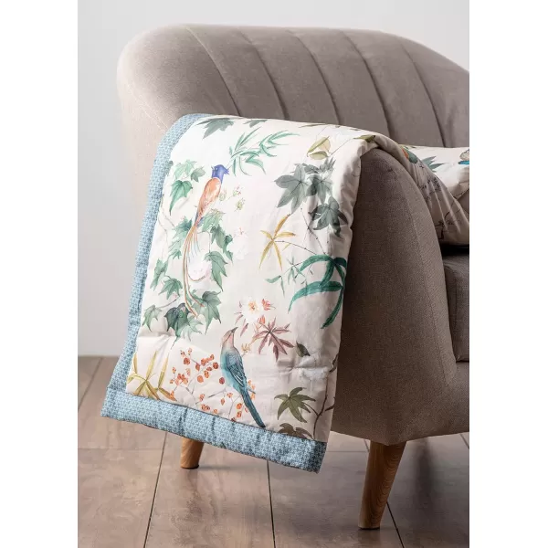 Maison d Hermine Imperfection Cotton Throw Blanket Bohemian Bedding Lightweight and Breathable for Couch Sofa Bed Travel 50x6060x80 Hokuzai