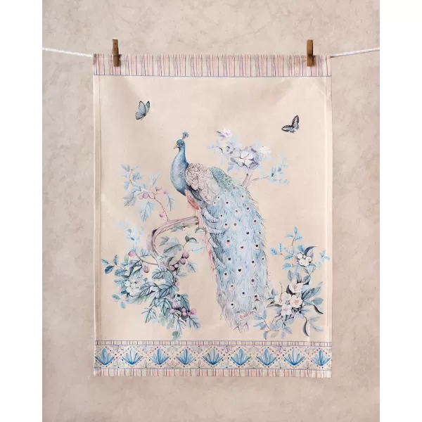 Maison d Hermine Kitchen Towel 100 Combed Cotton Premium Set of 3 Kitchentowels Tea Towels 20x2750 for Table Cleaning Dining Buffet Parties amp Wedding Use  Peacock Utopia  Sandy BeachMaison d Hermine Kitchen Towel 100 Combed Cotton Premium Set of 3 Kitchentowels Tea Towels 20x2750 for Table Cleaning Dining Buffet Parties amp Wedding Use  Peacock Utopia  Sandy Beach