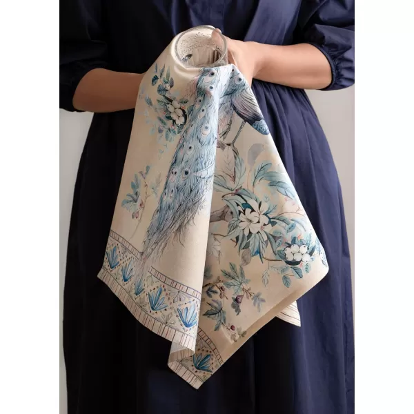 Maison d Hermine Kitchen Towel 100 Combed Cotton Premium Set of 3 Kitchentowels Tea Towels 20x2750 for Table Cleaning Dining Buffet Parties amp Wedding Use  Peacock Utopia  Sandy BeachMaison d Hermine Kitchen Towel 100 Combed Cotton Premium Set of 3 Kitchentowels Tea Towels 20x2750 for Table Cleaning Dining Buffet Parties amp Wedding Use  Peacock Utopia  Sandy Beach