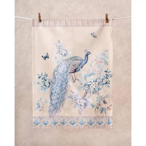 Maison d Hermine Kitchen Towel 100 Combed Cotton Premium Set of 3 Kitchentowels Tea Towels 20x2750 for Table Cleaning Dining Buffet Parties amp Wedding Use  Peacock Utopia  Sandy BeachMaison d Hermine Kitchen Towel 100 Combed Cotton Premium Set of 3 Kitchentowels Tea Towels 20x2750 for Table Cleaning Dining Buffet Parties amp Wedding Use  Peacock Utopia  Sandy Beach