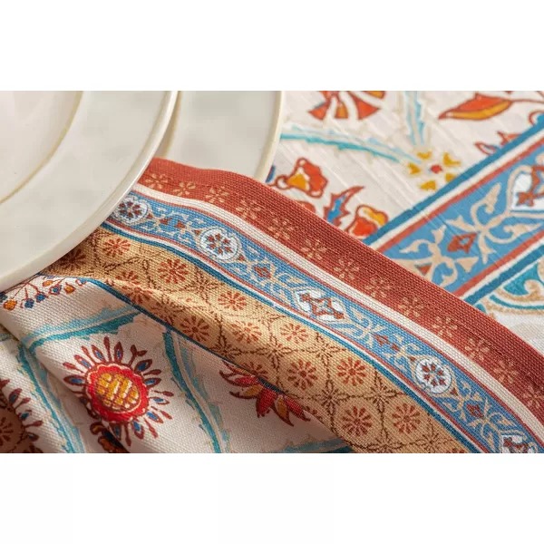 Maison d Hermine Napkin 100 Cotton 20 Inch x 20 Inch Set of 4 Dinner Napkins Decorative Washable Cloth Napkin for Gifts Dining Buffet Parties amp Camping Romane ThanksgivingChristmas12  Romane