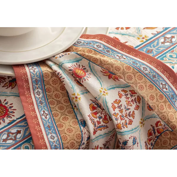 Maison d Hermine Napkin 100 Cotton 20 Inch x 20 Inch Set of 4 Dinner Napkins Decorative Washable Cloth Napkin for Gifts Dining Buffet Parties amp Camping Romane ThanksgivingChristmas12  Romane