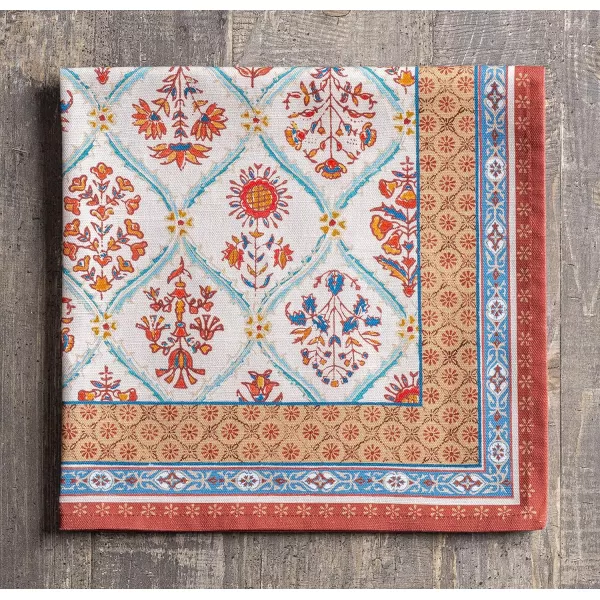 Maison d Hermine Napkin 100 Cotton 20 Inch x 20 Inch Set of 4 Dinner Napkins Decorative Washable Cloth Napkin for Gifts Dining Buffet Parties amp Camping Romane ThanksgivingChristmas12  Romane