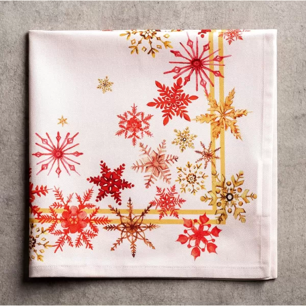 Maison d Hermine Napkin 100 Cotton 20 Inch x 20 Inch Set of 4 Dinner Napkins Decorative Washable Cloth Napkin for Gifts Dining Buffet Party Christmas TraditionThanksgivingChristmas30  Crystal Star