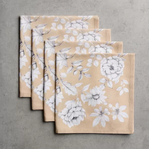 Maison d Hermine Napkin 100 Cotton 20 Inch x 20 Inch Set of 4 Dinner Napkins Decorative Washable Cloth Napkin for Gifts Dining Buffet Party Christmas TraditionThanksgivingChristmas42  Pretty Autumn