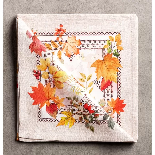 Maison d Hermine Napkin 100 Cotton 20 Inch x 20 Inch Set of 4 Dinner Napkins Decorative Washable Cloth Napkin for Gifts Dining Buffet Party Christmas TraditionThanksgivingChristmas08  Amarante