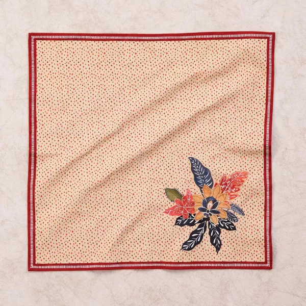 Maison d Hermine Napkin 100 Cotton 20 Inch x 20 Inch Set of 4 Dinner Napkins Decorative Washable Cloth Napkin for Gifts Dining Buffet Party Christmas TraditionThanksgivingChristmas47  Kalahari