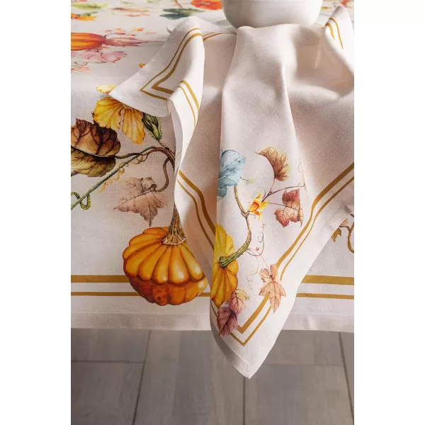 Maison d Hermine Napkin 100 Cotton 20 Inch x 20 Inch Set of 4 Dinner Napkins Decorative Washable Cloth Napkin for Gifts Dining Buffet Party Christmas TraditionThanksgivingChristmas25  Potiron