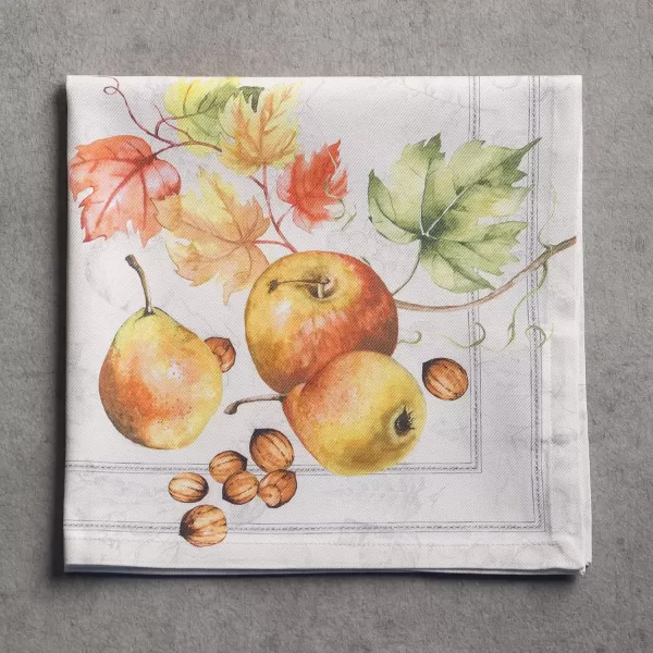 Maison d Hermine Napkin 100 Cotton 20 Inch x 20 Inch Set of 4 Dinner Napkins Decorative Washable Cloth Napkin for Gifts Dining Buffet Party Christmas TraditionThanksgivingChristmas35  Fruit Dhiver