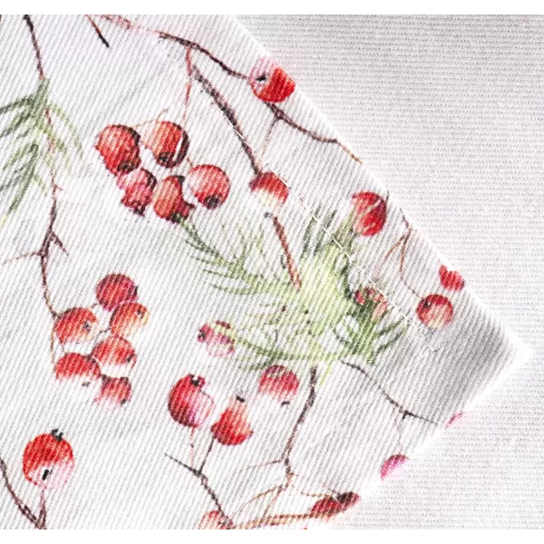 Maison d Hermine Napkin 100 Cotton 20 Inch x 20 Inch Set of 4 Dinner Napkins Decorative Washable Cloth Napkin for Gifts Dining Buffet Party Christmas TraditionThanksgivingChristmas28  Mountain Life