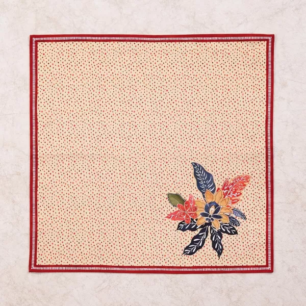 Maison d Hermine Napkin 100 Cotton 20 Inch x 20 Inch Set of 4 Dinner Napkins Decorative Washable Cloth Napkin for Gifts Dining Buffet Party Christmas TraditionThanksgivingChristmas47  Kalahari