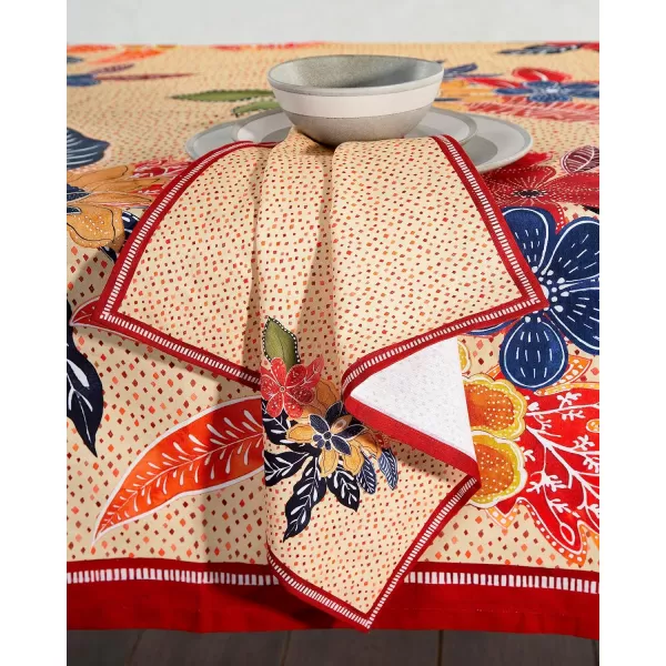 Maison d Hermine Napkin 100 Cotton 20 Inch x 20 Inch Set of 4 Dinner Napkins Decorative Washable Cloth Napkin for Gifts Dining Buffet Party Christmas TraditionThanksgivingChristmas47  Kalahari