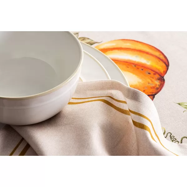 Maison d Hermine Napkin 100 Cotton 20 Inch x 20 Inch Set of 4 Dinner Napkins Decorative Washable Cloth Napkin for Gifts Dining Buffet Party Christmas TraditionThanksgivingChristmas25  Potiron