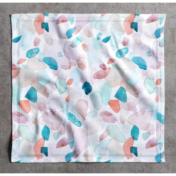 Maison d Hermine Napkins 20x20 100 Cotton Decorative Washable Table Cloth Napkin for Gifts Kitchen Party Wedding Restaurant amp Camping Indian Floral  SpringSummer Set of 446  Summer Picnic 20x20