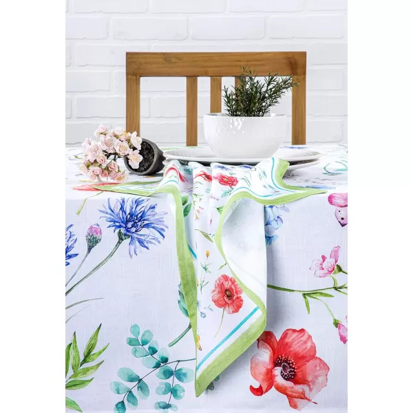 Maison d Hermine Napkins 20x20 100 Cotton Decorative Washable Table Cloth Napkin for Gifts Kitchen Party Wedding Restaurant amp Camping Indian Floral  SpringSummer Set of 423  Just Floral 20x20