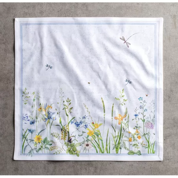 Maison d Hermine Napkins 20x20 100 Cotton Decorative Washable Table Cloth Napkin for Gifts Kitchen Party Wedding Restaurant amp Camping Indian Floral  SpringSummer Set of 405  Fleurs De Mai 20x20