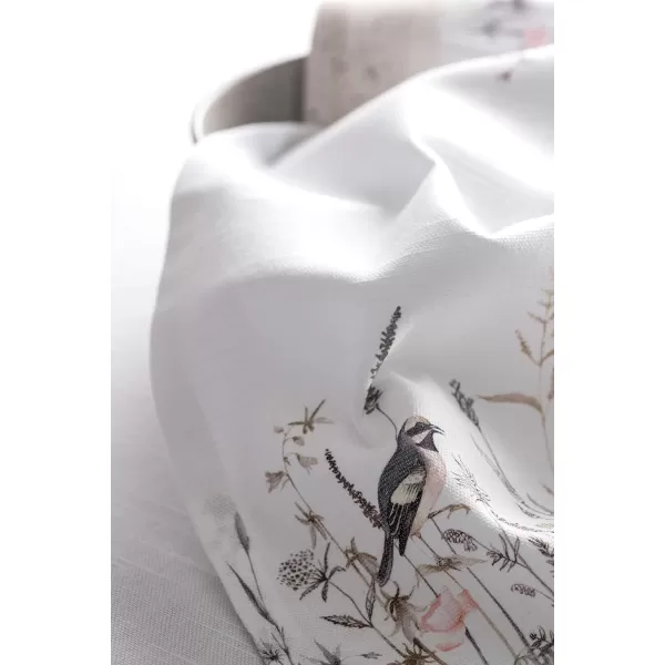 Maison d Hermine Napkins 20x20 100 Cotton Decorative Washable Table Cloth Napkin for Gifts Kitchen Party Wedding Restaurant amp Camping Indian Floral  SpringSummer Set of 429  Meadow Florals  Brown 20x20